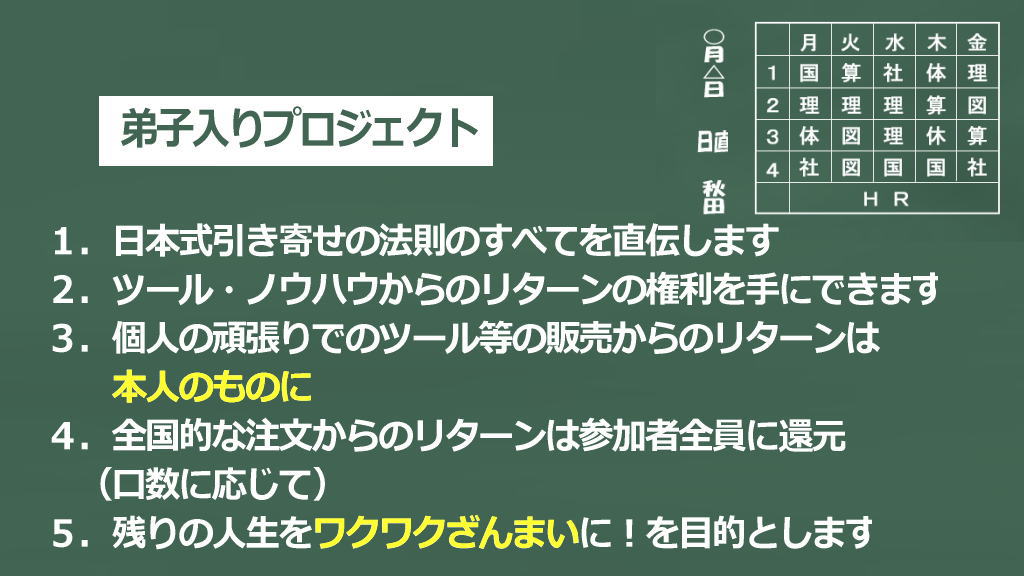 弟子入りプロジェクトのイメージ画像
