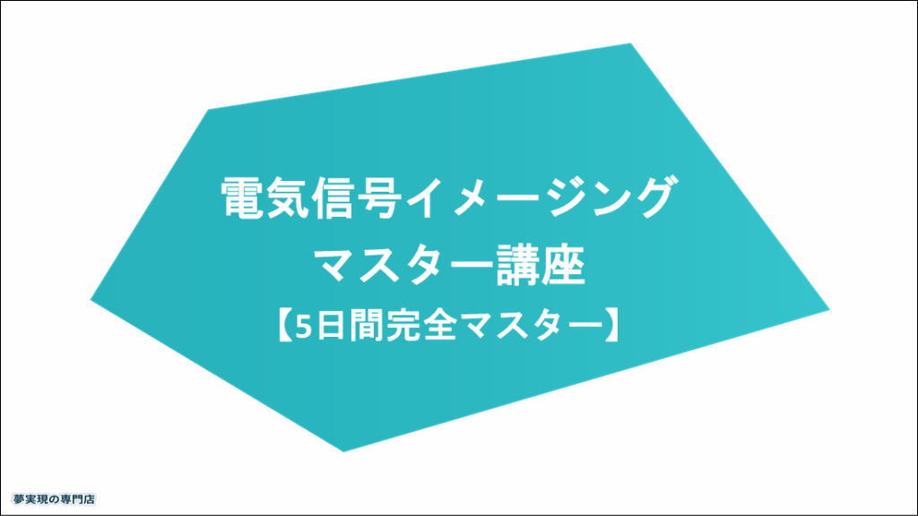 電気信号イメージング【0日目】概要のイメージ画像