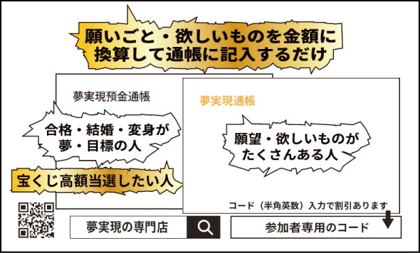 名刺サイズの割引券のイメージ画像