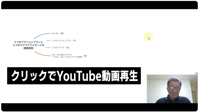 3つのアクションプランと3つのワクワクプレゼントイメージ画像